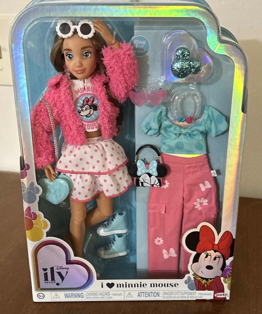 Disney ILy 4ever I ❤️ MINNIE MOUSE Fashion Doll & Accessories Retired New In Box